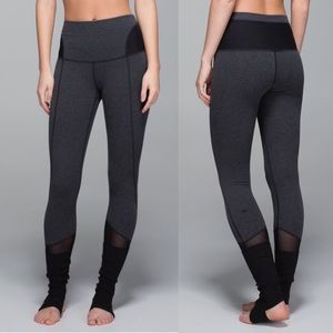 Lululemon🌿Devi Yoga Cotton Stirrup High Leggings